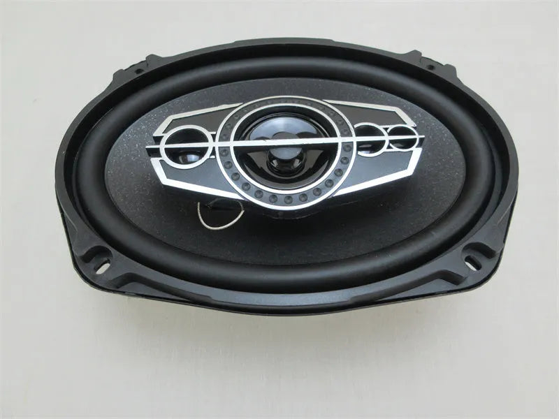 TS-A6995S 6x9 coaxial car speaker with rubber surround and iron basin rack