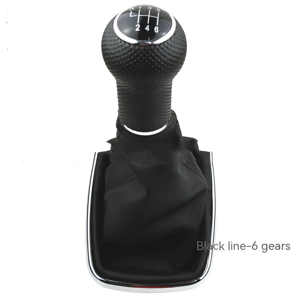 Volkswagen Mk4 gear shifter handle in ABS plastic with silver frame and black line detailing