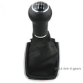 Volkswagen Mk4 gear shifter handle in ABS plastic with silver frame and black line detailing