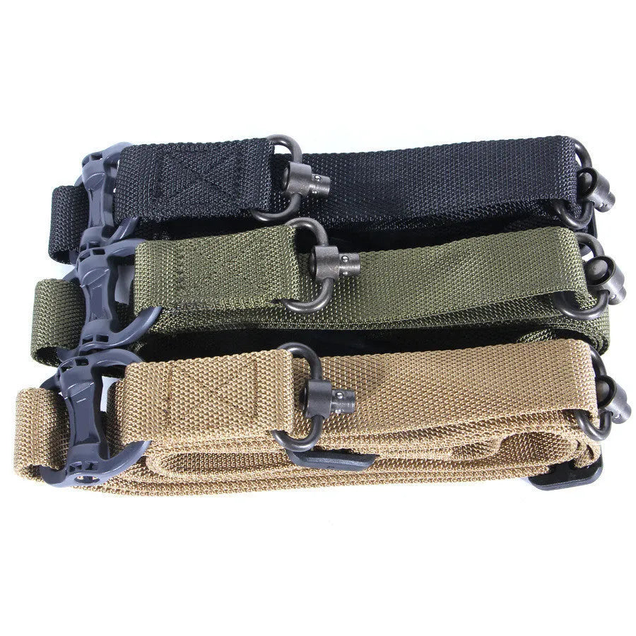 MS4 tactical nylon multifunctional task strap rope showing 150cm length in black colour option