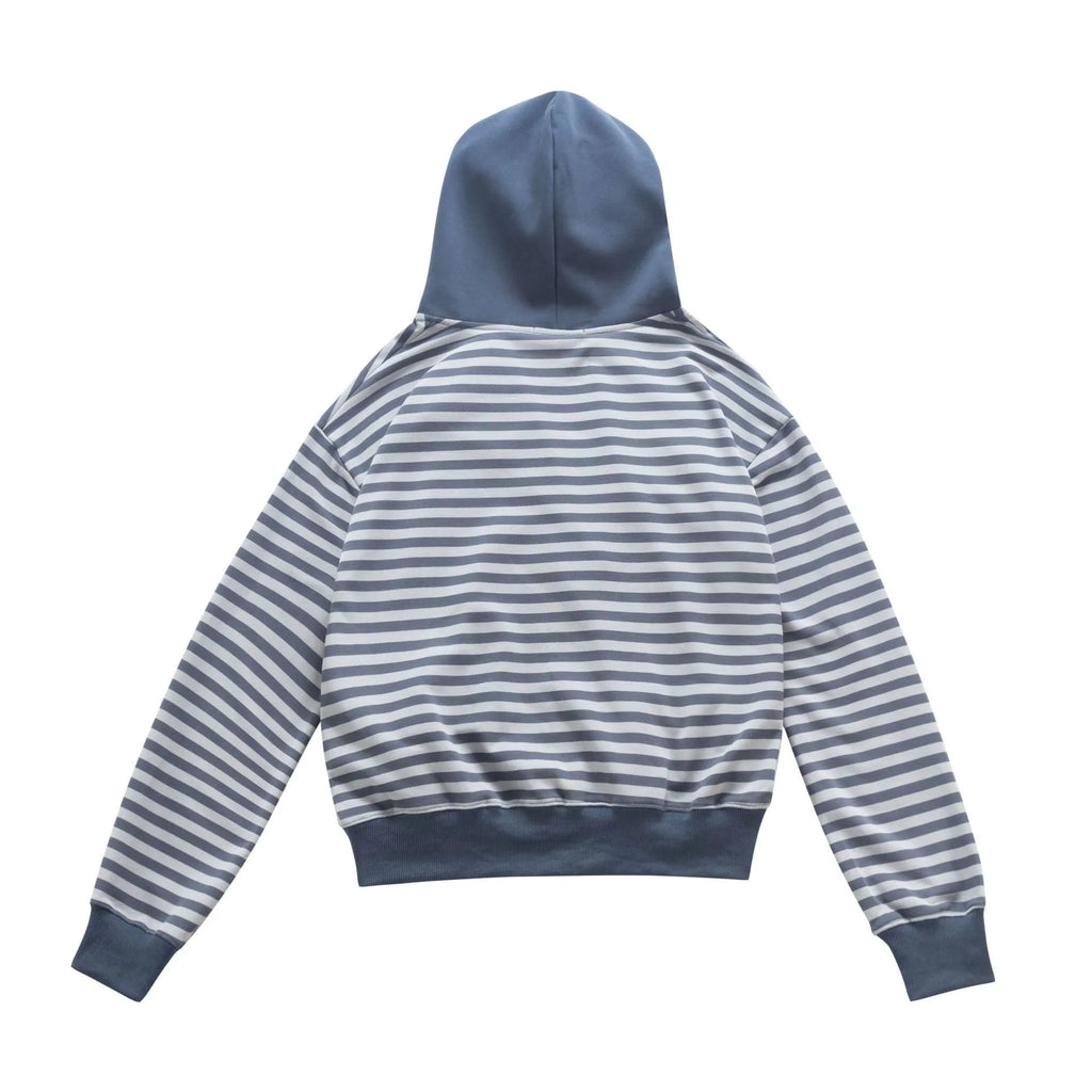 Women's autumn retro oblique zip cotton cardigan coat in gray short length 40cm long sleeve