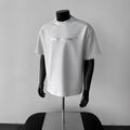 Men's cotton short sleeve t-shirt in loose fit pullover style