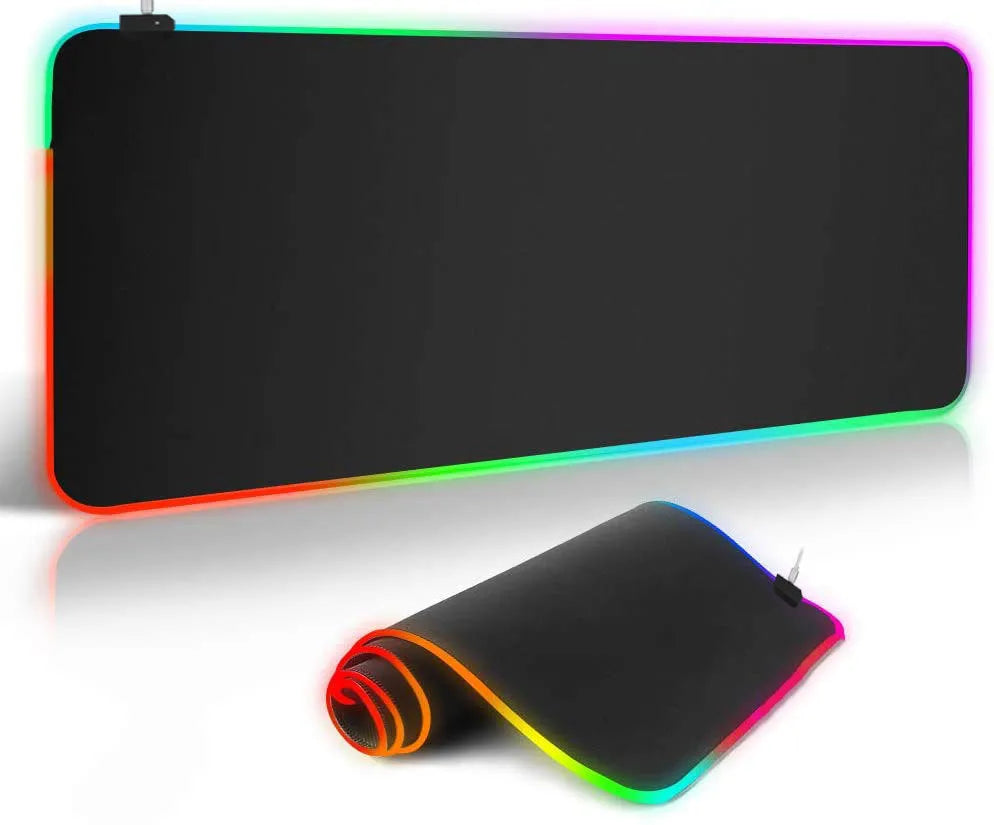 Symphony RGB luminous mouse pad with starry sky pattern lighting and natural rubber anti-slip base