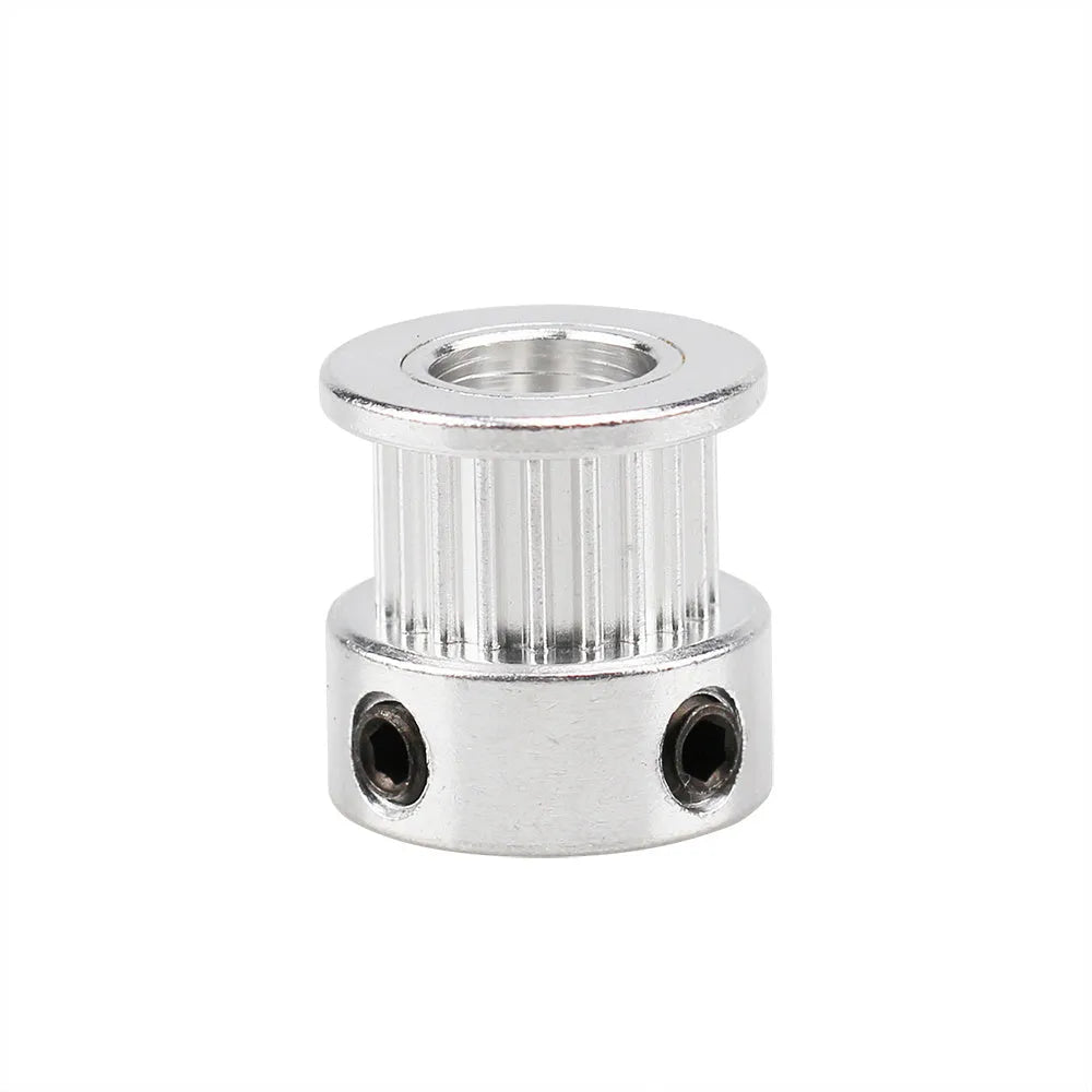 2GT timing belt pulley wheel stainless steel extrusion gear 16 teeth white 3D printer accessory