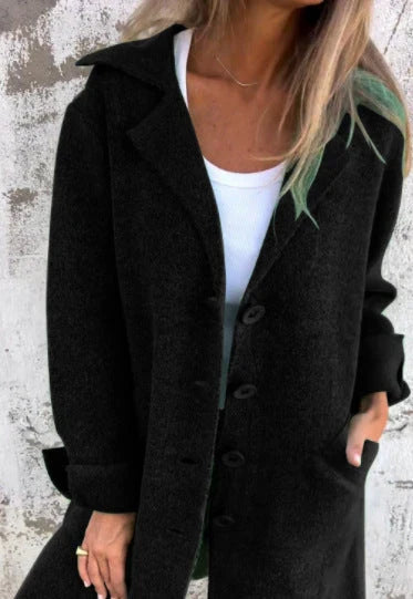 A stylish single-breasted cardigan with pockets, available in a variety of colors for women's fashion