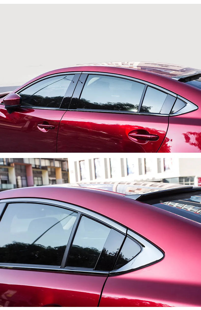 Stainless steel window trim strip with black titanium finish for window moulding