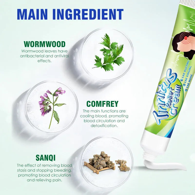 20g Ear Kang Cream tube for tinnitus relief and external ear pain treatment