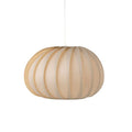 Japanese creative pumpkin lantern chandelier with wooden body, diameter 27 cm, height 17 cm