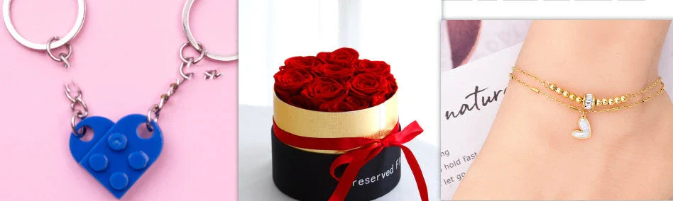 Everlasting Rose Bouquet in a luxurious gift box, featuring preserved real roses that retain their natural beauty indefinitely