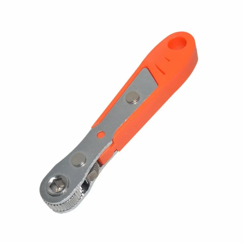Mini 36-tooth ratchet screwdriver sleeve and L bend spanner set in chrome vanadium steel with forward reverse mechanism