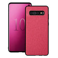 Canvas phone case for Samsung Galaxy smartphones in various colours