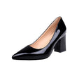 Pointed toe heels with rubber sole in white, red, black, pink and wine red, sizes 33 to 50