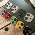 Metal lens protection ring accessory for iPhone 11 and iPhone 11 Pro in various colours.