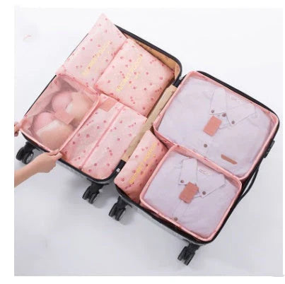 Premium waterproof travel packing cubes in various colors for organized packing and storage