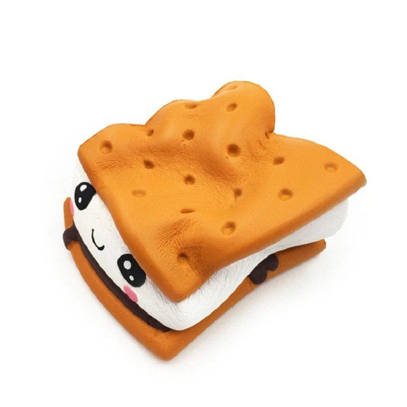 Chocolate Sandwich Biscuit Toy - A delightful fusion of chocolate, biscuit, and plush cuddle-worthy design