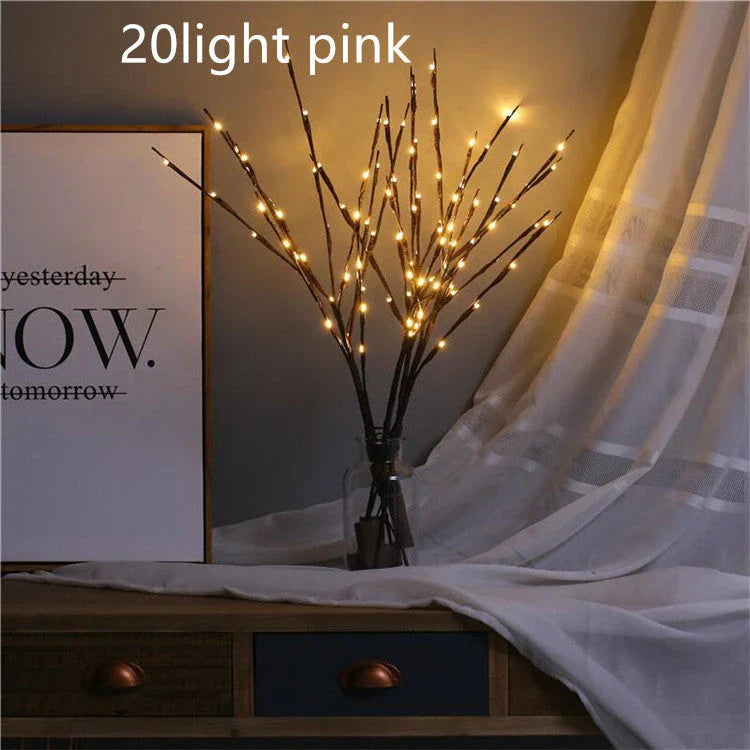 Enchanting Twig Lights with Ultra-Bright LED Bulbs, Perfect for Home Decor and Celebrations