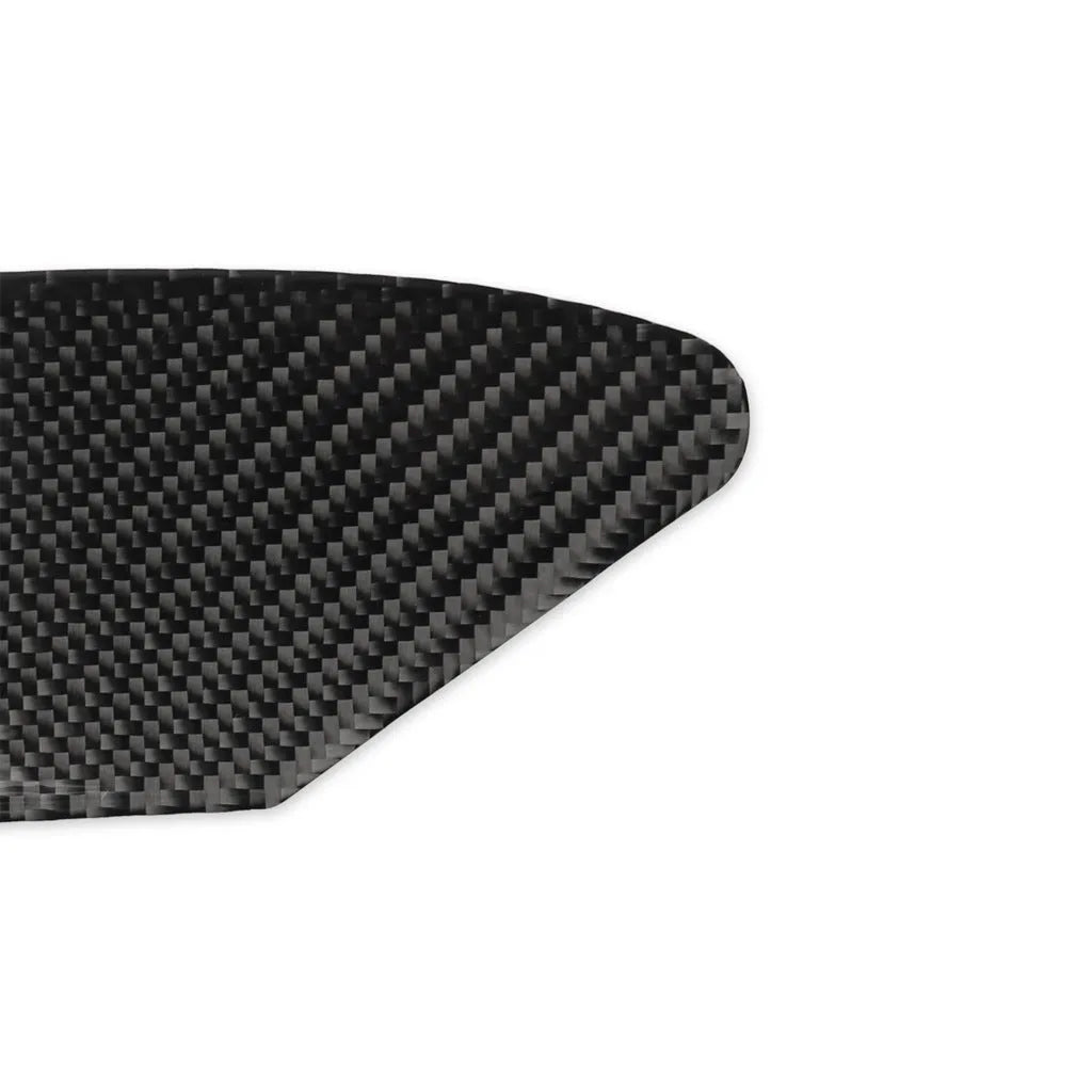 Carbon fibre textured decorative sticker for USB charging port panel with 3M adhesive backing