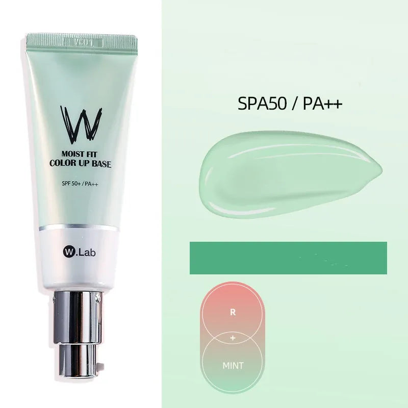Pink pre-makeup cream primer 35ml with nicotinamide, rose extract and glycerin for brightening and concealing