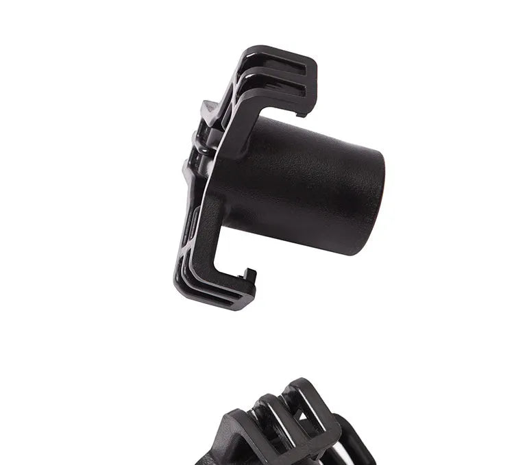 Black ABS trunk hooks for Tesla MODEL3 2019-2020 showing two hooks