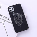 Animal art TPU phone case with painted graffiti design on solid colour background for iPhone