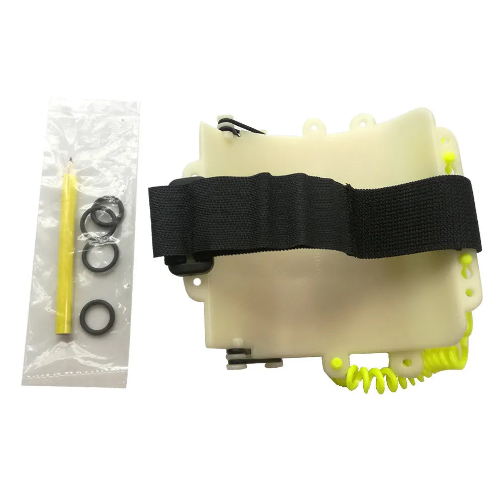 White luminous underwater handwriting wristboard for diving communication with pencil and spare o ring