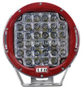 Front spotlight LED fog light 220mm alloy die-cast black with 30° beam