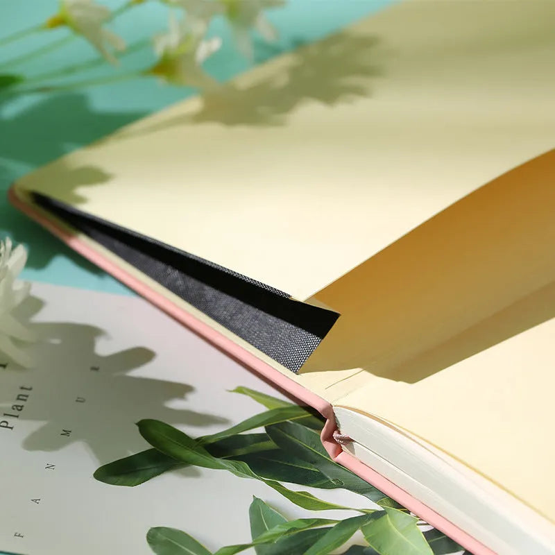 A5 tactile PU hardcover notebook with 96 sheets, available in multiple colours including black and champagne gold