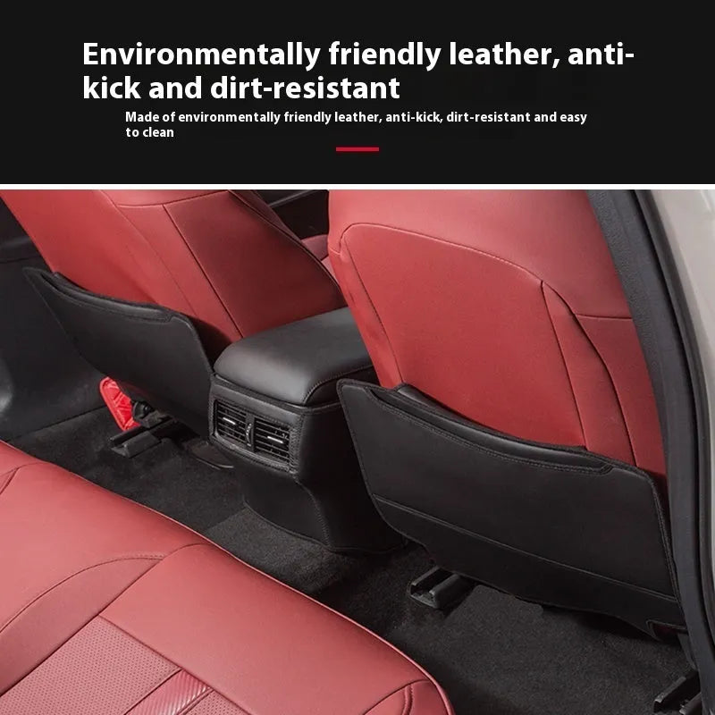Anti kick pad for rear seat air outlet of 20-23 Mazda 3 Axela Atz, thin design, single piece