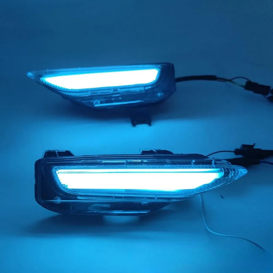 Infiniti Q50 front bumper LED daytime running and turn signal lamp unit