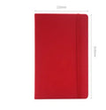 A5 tactile PU hardcover notebook with 96 sheets, available in multiple colours including black and champagne gold