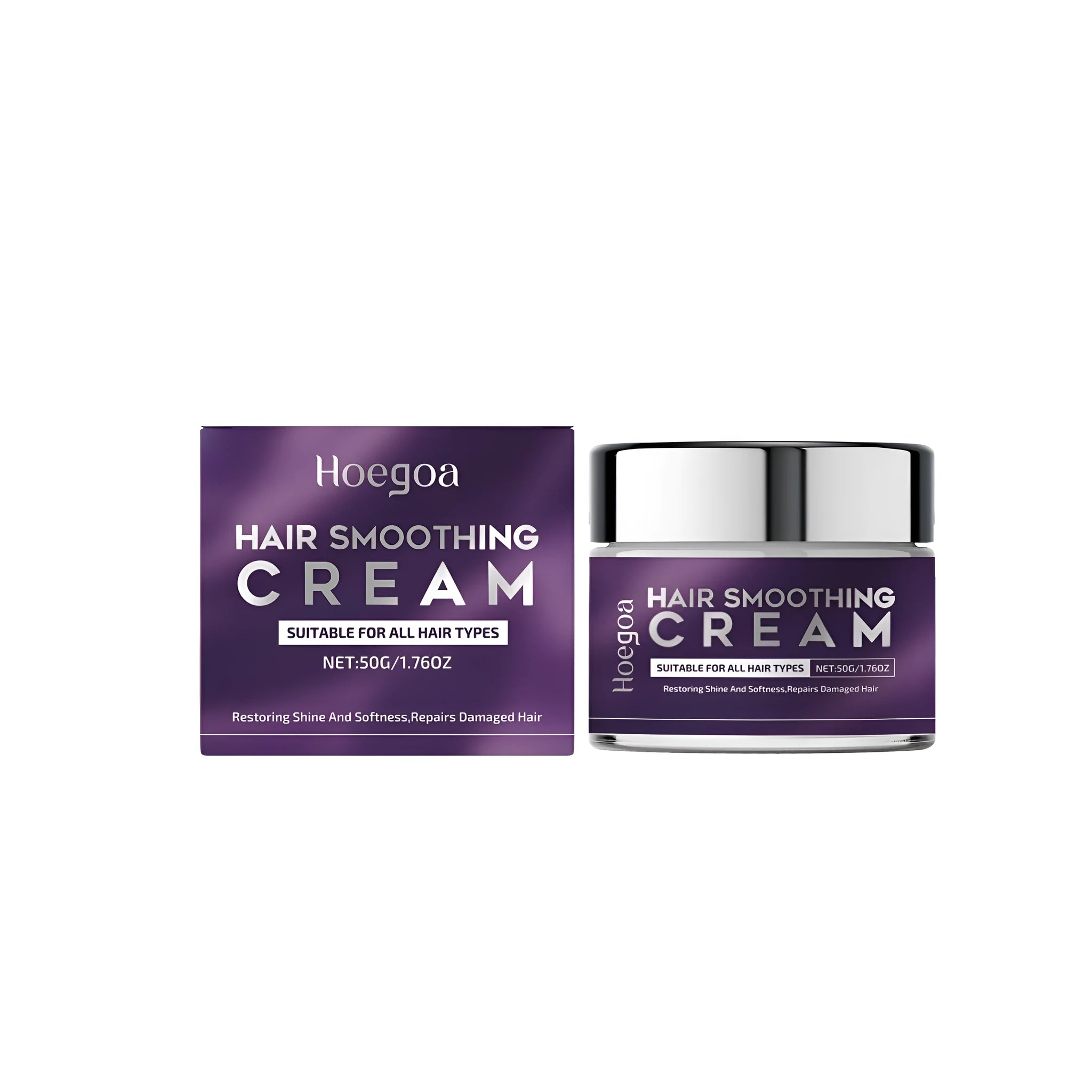 50g tube of nourishing and repairing straight hair cream with hydrolysed keratin and coconut oil