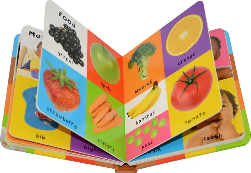 English original hardcover cardboard book for children with durable paper construction