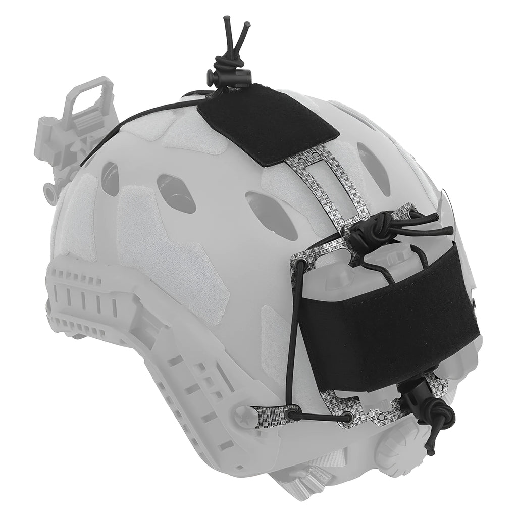 Nylon battery box helmet bag in army green with expandable storage for tactical helmet gear outdoor sports