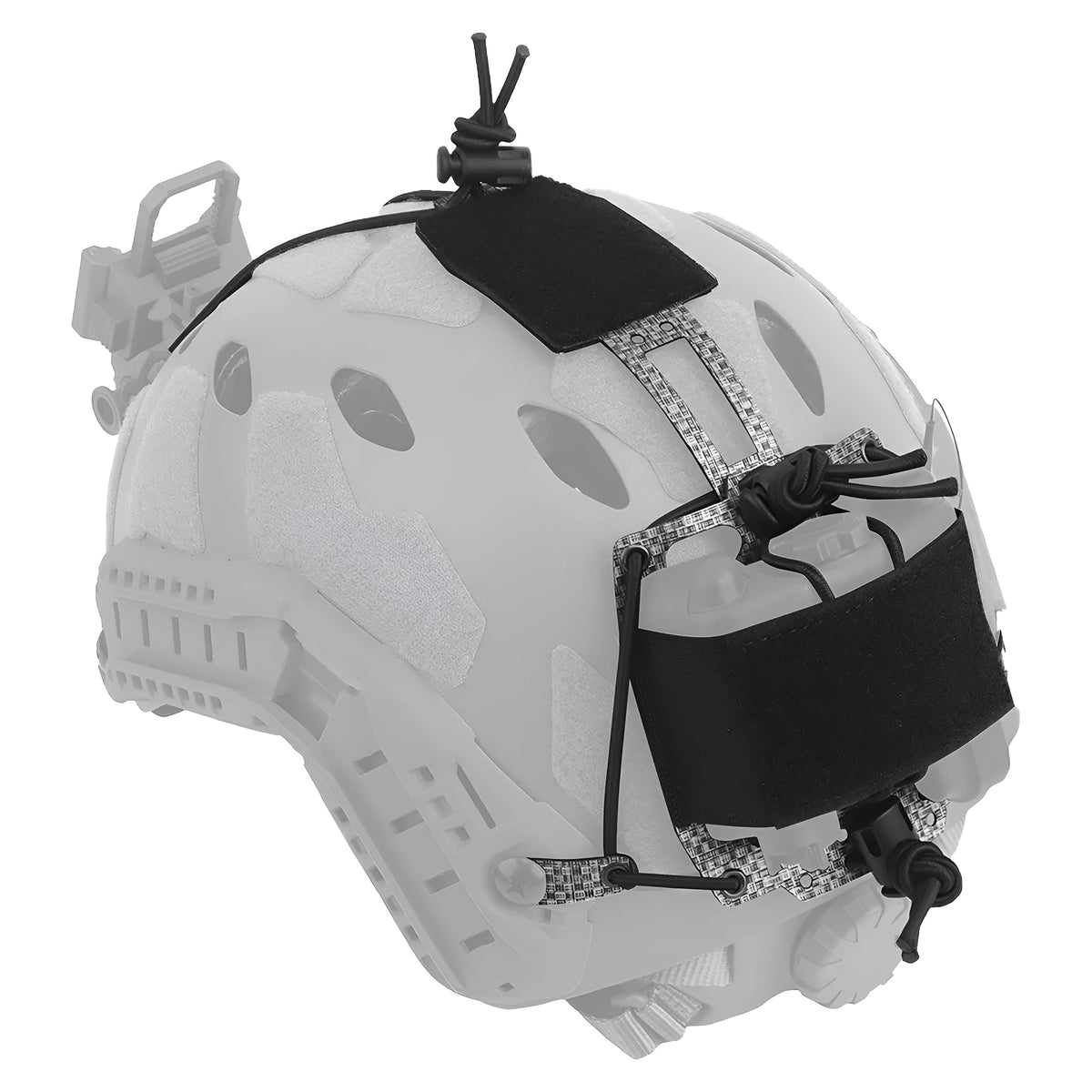 Nylon battery box helmet bag in army green with expandable storage for tactical helmet gear outdoor sports