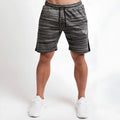 Men's quick-drying modal fitness shorts in black, elastic waist, size M to 2XL, for gym and running
