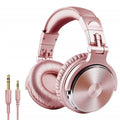 Wired stereo headset with microphone, 3.5mm/6.3mm plug, 50mm drivers, 3m cable, black colour