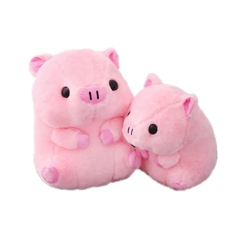 Brown boba milk tea plushie toy with fruit shape on a white background