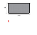 Black nylon foldable pet protection fence for dogs, small size 110x72cm