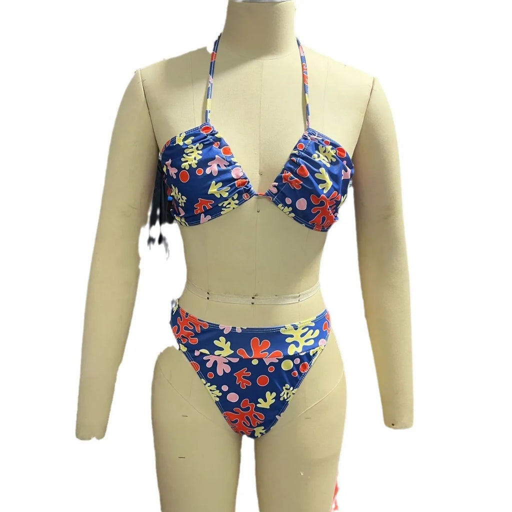 Sunbath No Sun Marks breathable banded bikini set in Black, polyester and spandex, brief style, sleeveless