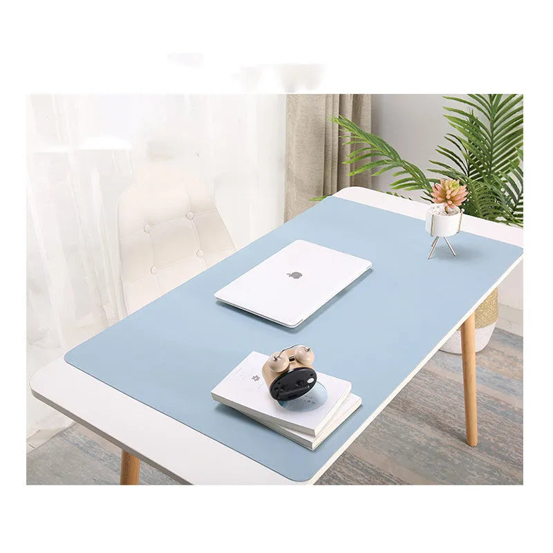 Oversized double sided PU mouse pad desk pad in multiple colours and sizes from 600X300MM to 700X400MM