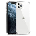 Thickened transparent iPhone case with four-corner airbag protection for drop resistance