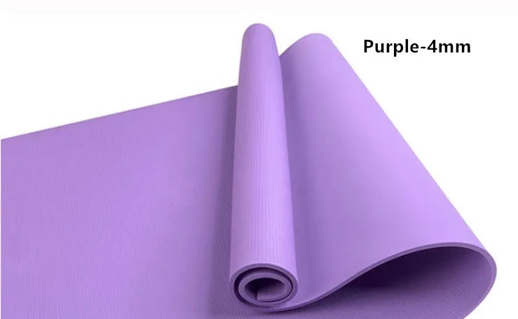 EVA fitness yoga mat in selected colour showing textured anti-slip surface