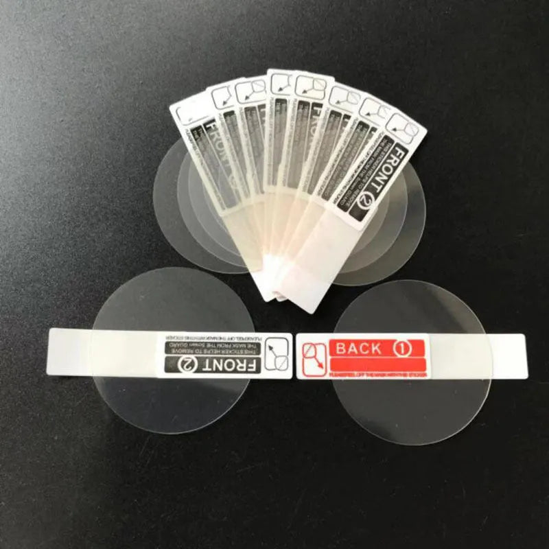 Three transparent matte screen protector films for Ticwatch 2 smartwatch display