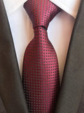 Men's polyester tie scarf and cuffs three piece set in coordinated colours for formal wear