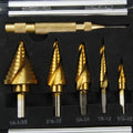 Gold coloured aluminium storage box with steel plate opening mechanism, shown with ruler indicating 58-80mm length.