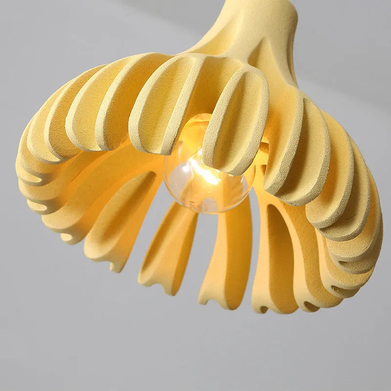 22cm resin chandelier with E27 fitting, 2m hanging wire, Nordic style, available in five colours