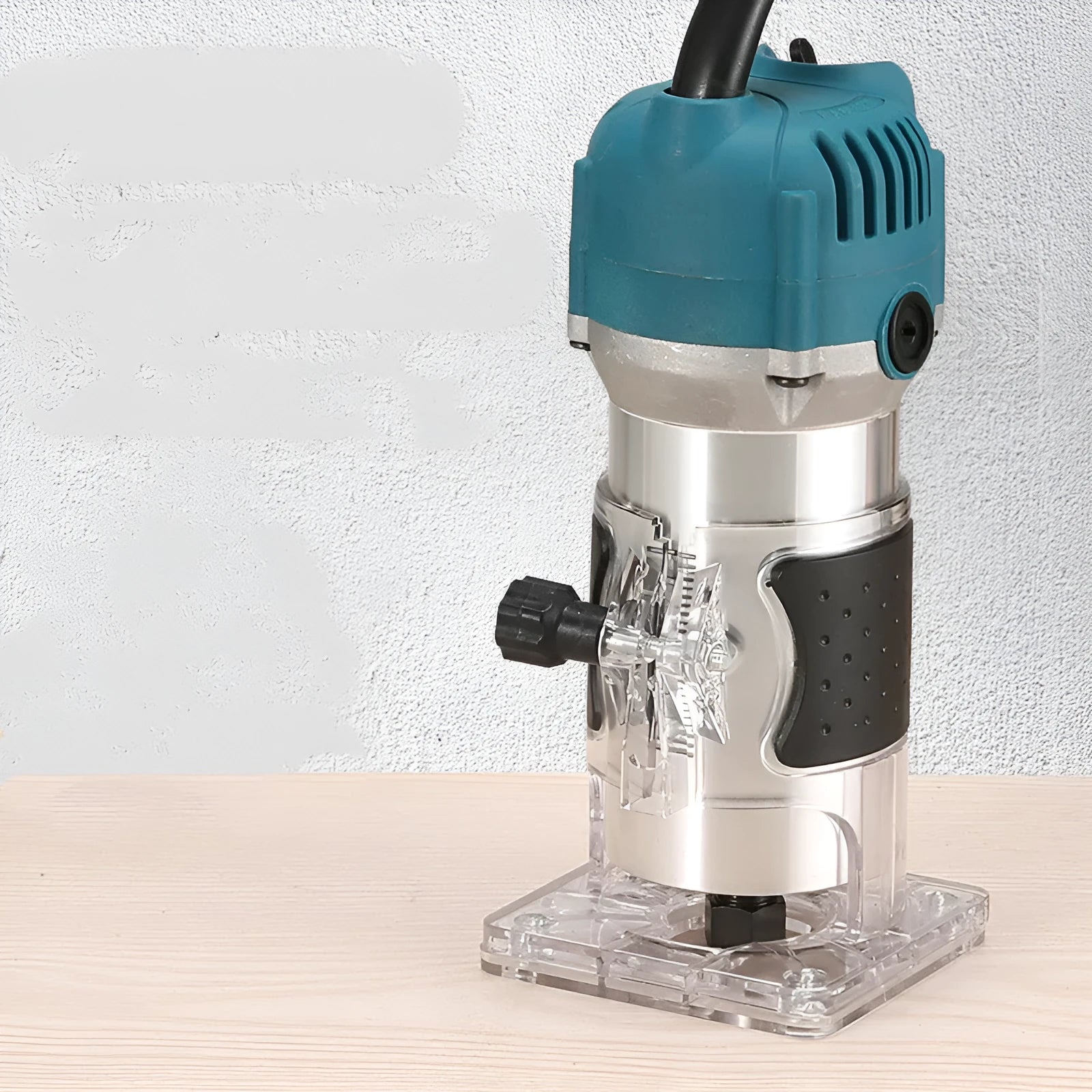 800W electric wood polishing trimmer with aluminium casing for woodworking projects