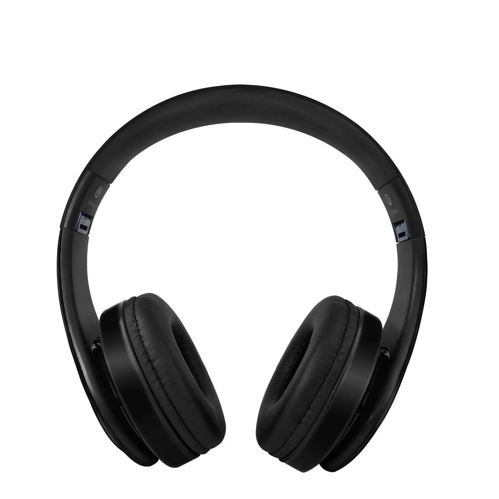 B3 wireless Bluetooth headset with 400mAh battery and 10-metre range, black colour, on a white background