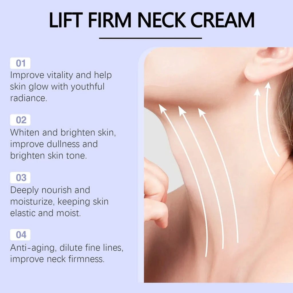 50g jar of nourishing neck skin cream with coffee extract and hyaluronic acid