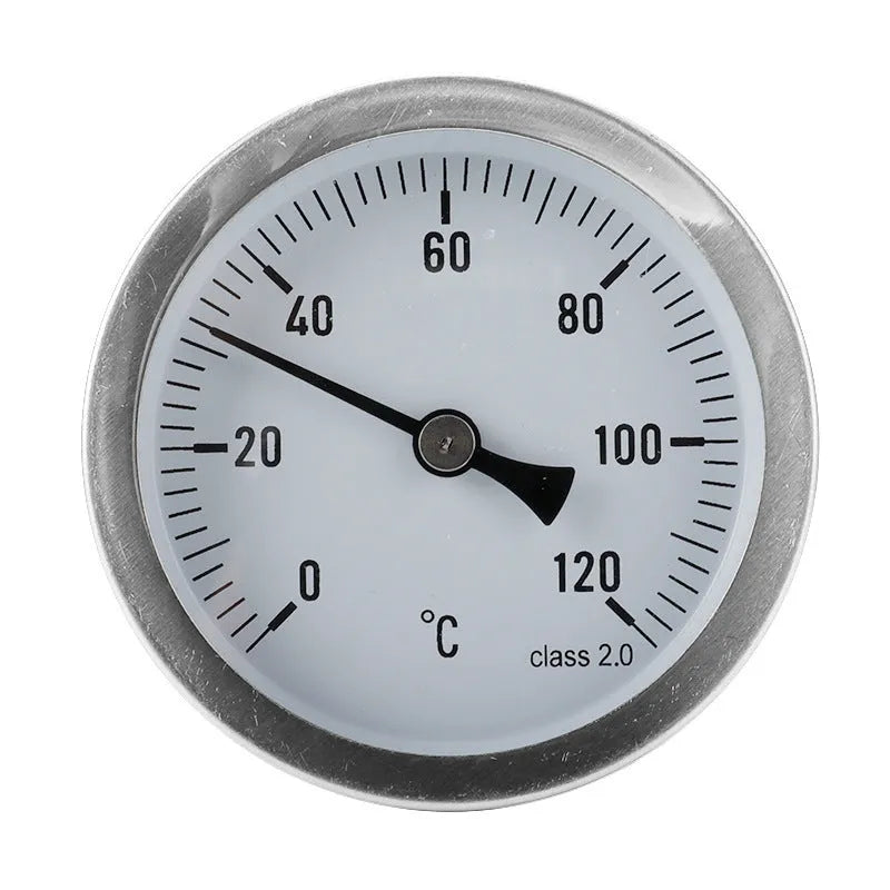 Battery-powered car clock with plastic case and ordinary glass mirror on a dashboard